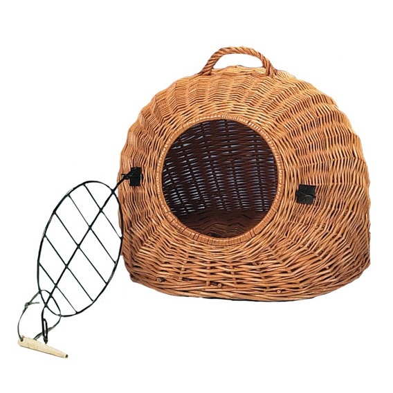 Плетенная переноска для кошек и собак