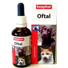 Beaphar Oftal - средство для чистки глаз и удаления слезных пятен