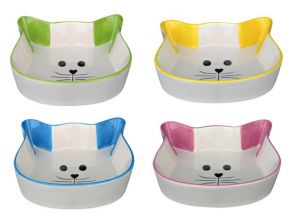 Миска в форме кошачьей мордочки (керамика) Trixie 24494