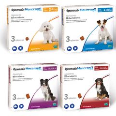 НексГард препарат в форме таблеток для собак от блох и клещей