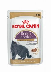 Royal Canin British Shorthair (кусочки в соусе) Консервированный корм для взрослых кошек