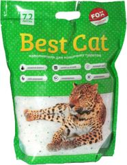 Best Cat Green apple (Бест Кет) наполнитель силикагелевый для кошачьего туалета с ароматом зеленого яблока