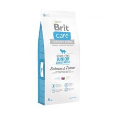 Brit (Брит) Care Grain-free Junior Large Breed Salmon сухой беззерновой корм с лососем для щенков молодых собак крупных и гигантских пород