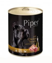 Dolina Noteci PIPER Консервы для собак с куриными сердцами и коричневым рисом