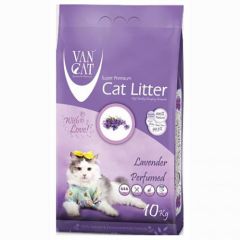 VanCat (ВанКэт) Lavender наполнитель для туалета бентонитовый (белая глина)