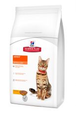 Hills Science Plan Feline Adult Optimal Care Chicken Сухой корм с курицей для взрослых кошек всех пород