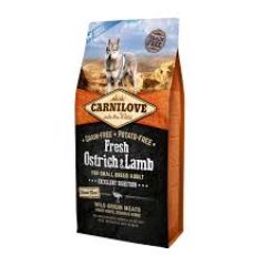 Carnilove Fresh Ostrich & Lamb for Small Breed Dogs сухой беззерновой корм страус и ягненок для собак малых пород