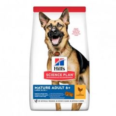 Hills Science Plan Large Breed Mature Adult 5+ Chicken Сухой корм с курицей для пожилых собак крупных пород