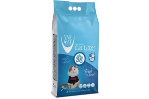 VanCat (ВанКэт) Fresh наполнитель для туалета бентонитовый (белая глина)