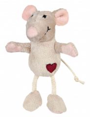 Игрушка для кошек мышь плюшевая с мятой Трикси 45579