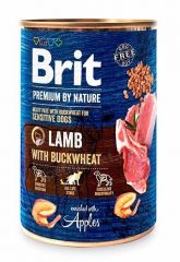 Brit Premium by Nature k 800 г ягненок с гречкой