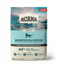 Acana Bountiful Catch Adult Cat Salmon Catfish & Herring Сухой корм для кошек с лососем, сомом и сельдью