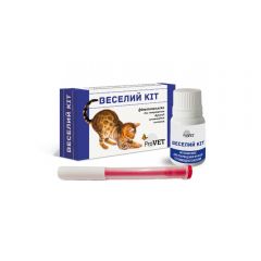 Фитокомплекс для кошек ProVET «Веселий Кіт» 20 мл + шприц (для поддержания мочевыделительной системы)