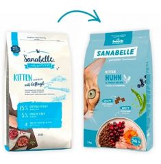 Корм Санабелль Китен (Kitten Sanabelle Chicken & Cranberries) сухой корм супер премиум класса для котят и беременных кошек КУРИЦА И КЛЮКВА